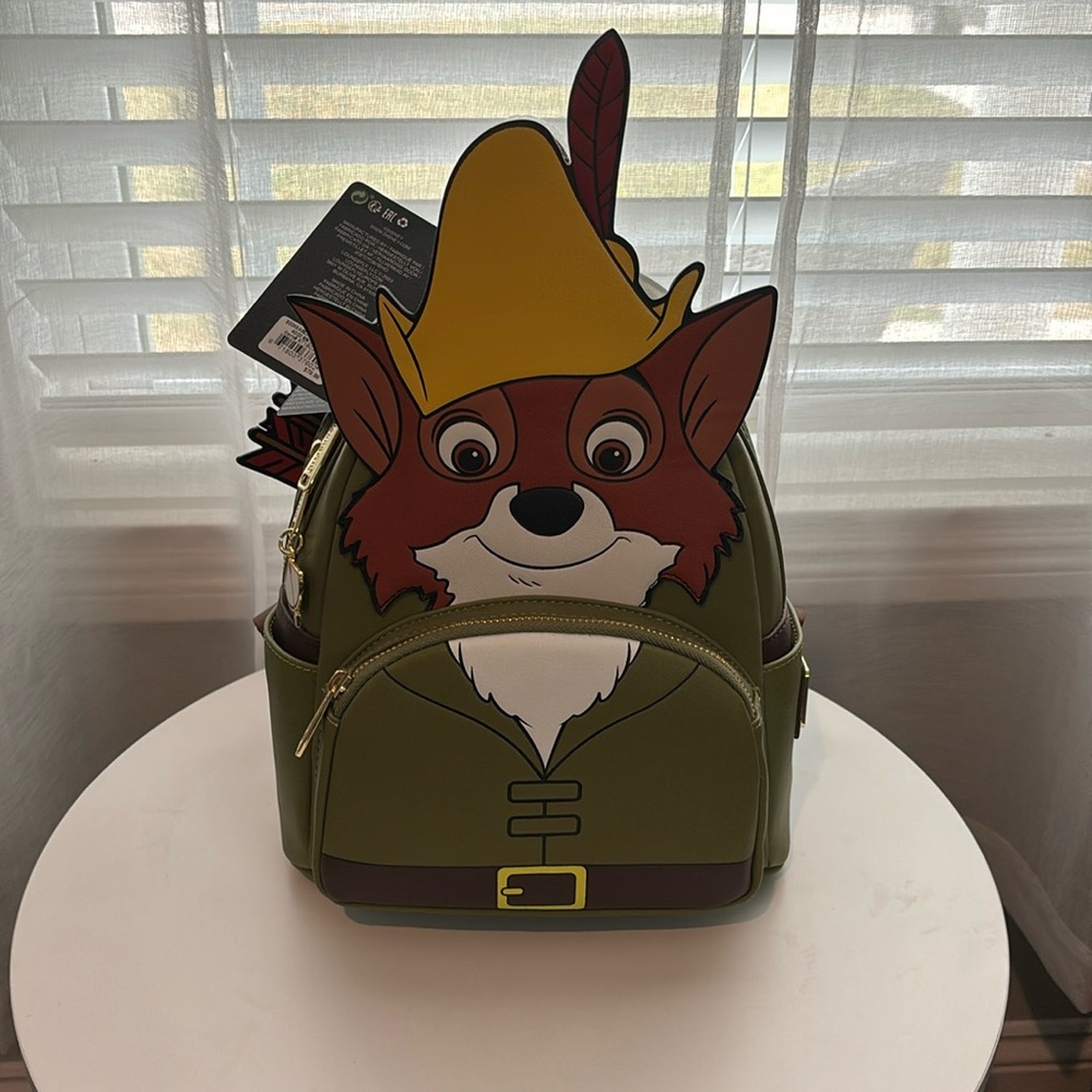 Loungefly BAM Exclusive Robin Hood Cosplay Backpack NWT